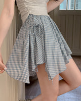 Cimi Checkered Mini Skirt (With Underpants)