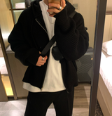 Cant Hachi Warm Knit Hooded Zip-Up