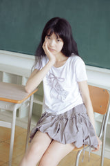 frill balloon skirt(grey)