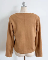 Cams Round Suede Jacket