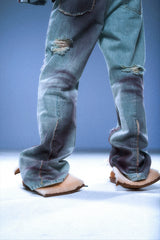 BLAZING SPRAY BOOT CUT DENIM JEANS