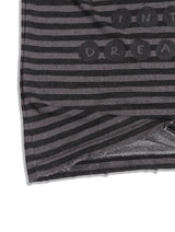 RDダークストライプド Vネック Tシャツ