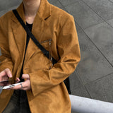 90's Sharoon Suede Zipper Jacket (2 colors)