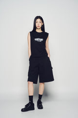 25SS UNIVERSE GRADATION WOMAN SLEEVELESS BLACK