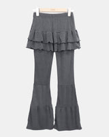 Byuel Tiered Bootcut Skort Pants