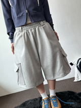 Similar Color Block Keyring Cargo Bermuda 3 Color 