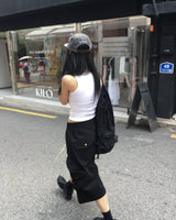 ワイドビッグコットンバミューダパンツ