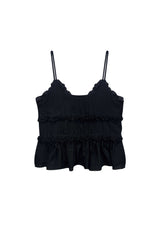 GENIE SLEEVELESS TOP / BLACK