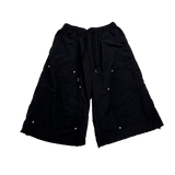 nylon rivet carpenter shorts