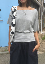 OFF SOULDER HALF TEE