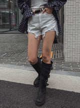ディアダメージデニムショーツ
