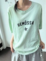 モヘビミンティーサンオーバーサイズTシャツ 4カラー