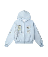 Avette Horse Graphic Zip-Up