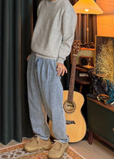 [virstyle original] INKKI two tuck Balloon Tapered Denim Pants 4COLOR
