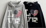 ラブアメリカンフラッグフード [フリース]