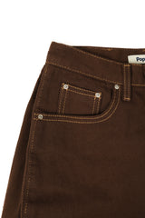 Balloon Pintuck Pants [Brown]