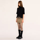 Turtle Neck Top - Black