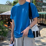 LMN スーピマコットンピグメントオーバーサイズフィット半袖Tシャツ (8 colors)