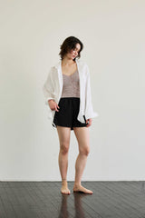 LUMINOUS OVERSIZED SHIRT / WHITE