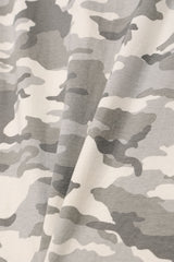 Camo print oversized t-shirt