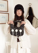 Clover Knit Bag - Black