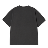 25SS シンプルロゴピグメントショートスリーブTシャツ チャコール