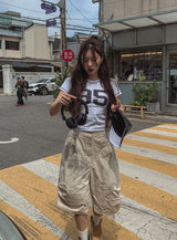 Fresh Pintuck Bermuda Pants