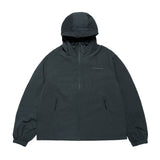 24FW ボールドロゴプリンティングシェルジャケット チャコール