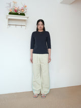 コンフィ 3/4スリーブT (NAVY)