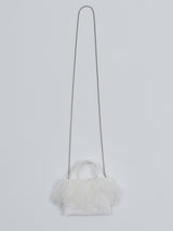 レースミニトートバッグ_White (チェーン別売)