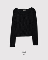 BKドットポイントロングスリーブTシャツ(3color)