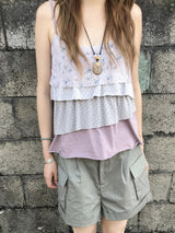 momo flower layered sleeve