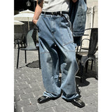 [F/W] トラックラインダブルポケットデニムパンツ