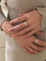 Bumpy ring (silver) *1PCS