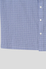 Lee Checekd Half Shirt