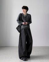 ベニンウォッシュ加工バルーンパンツ