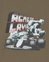 26SS レーシングカーダブルレイヤー長袖Tシャツ