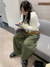 BALLOON SNAP WIDE PANTS (3C)