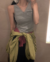 Ronu Wrap Sleeveless Top