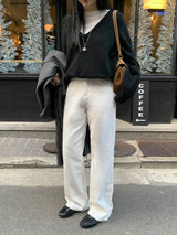 [MADE] TOMAS COTTON WIDE PANTS