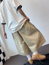Bodi Check Pocket Keyring Cotton Bermuda Shorts 3color