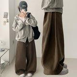 コティサイドピンタックストリングワイドパンツ