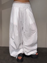Onf Nylon Parachute Pintuck Balloon Pants 6color