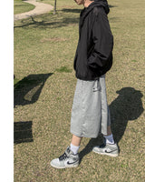 Easy Side Snap Bermuda Sweat Pants