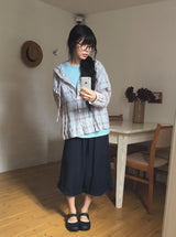 Fleur Wide Roll-up Banding Bermuda Pants
