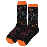 フィッシンググラフィックソックス [BLACK]