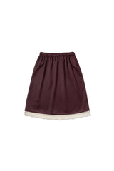Slip satin midi skirt_purple