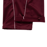 25SS ONE POINT LOGO COLORING WIDE TRACK PANTS BURGUNDY