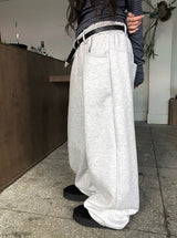 Wari Brushed Belt Loop Wide Training Pants