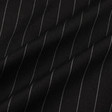 Miller cotton striped zip-up